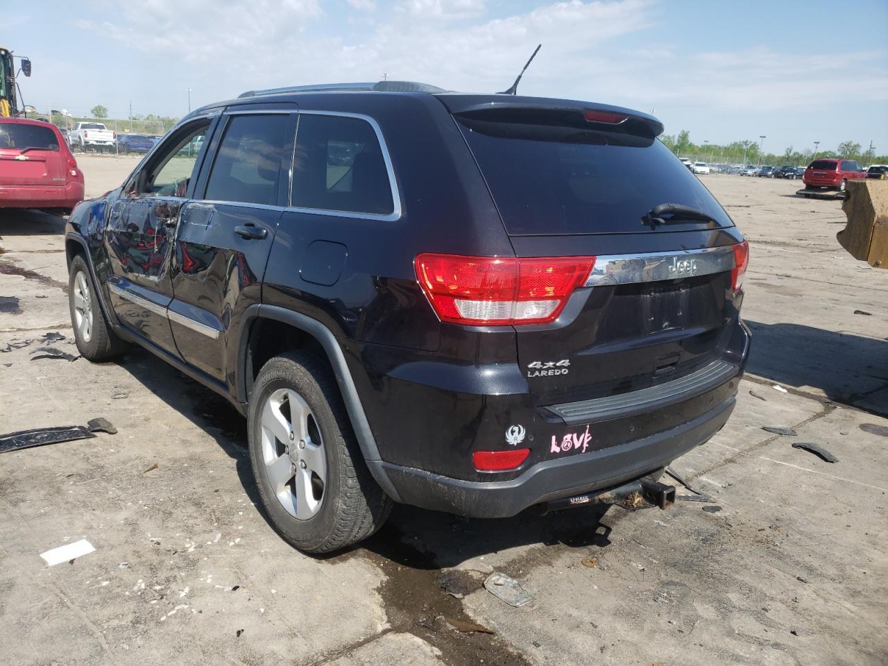 Photo 3 from auction – 2012 JEEP GRAND CHER with VIN 1C4RJFAG0CC280749
