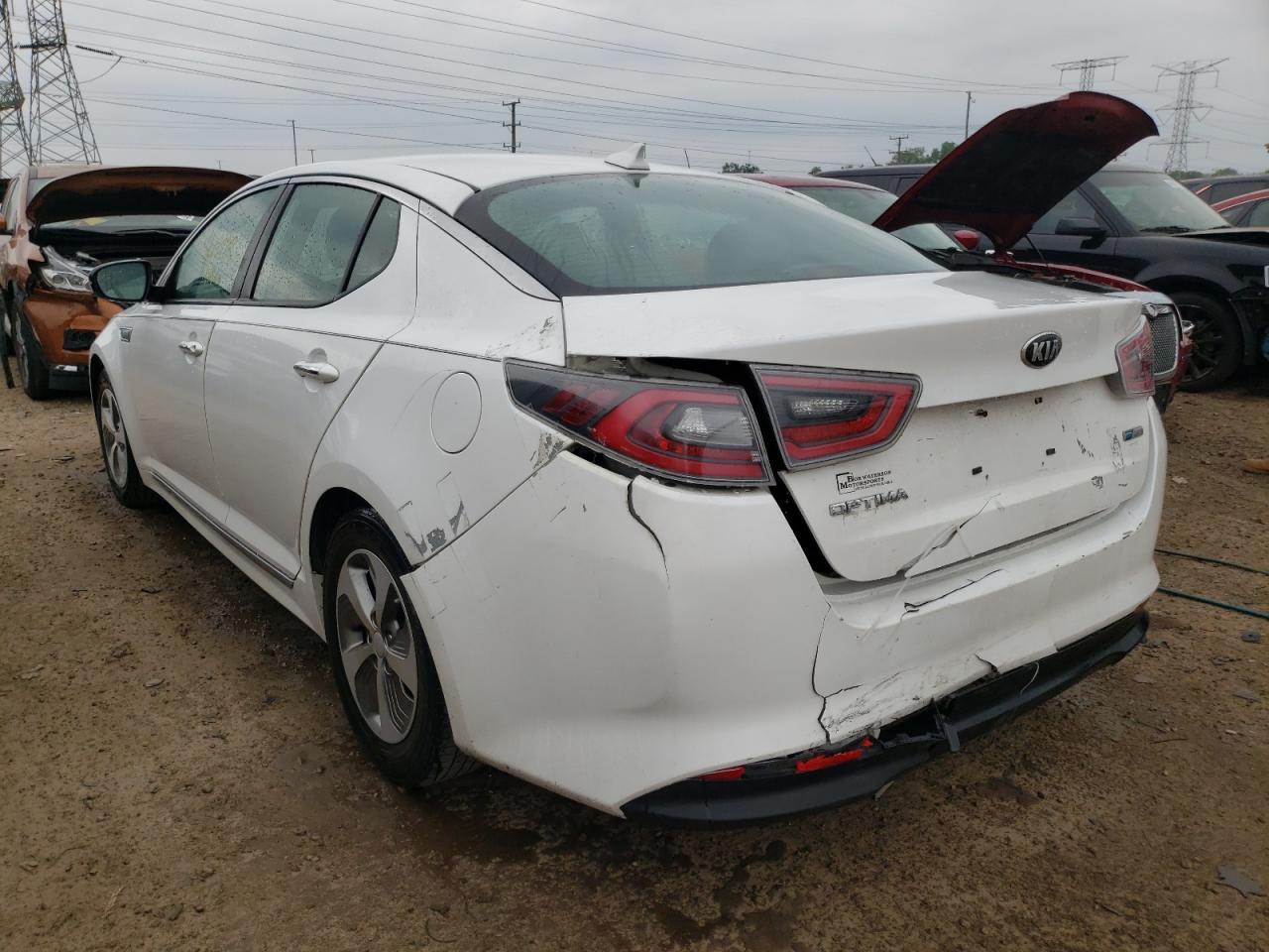 Foto 3 de la subasta – 2014 KIA OPTIMA HYB con VIN KNAGM4ADXE5068034
