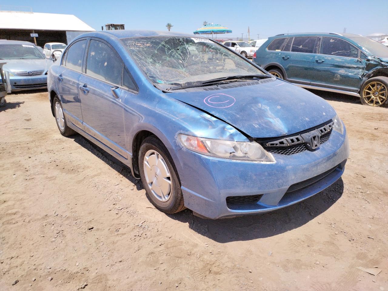 Photo 9 from auction – 2010 HONDA CIVIC HYBR with VIN JHMFA3F24AS003974