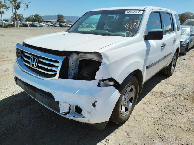 Photo 9 from auction – 2014 HONDA PILOT LX with VIN 5FNYF4H27EB004795