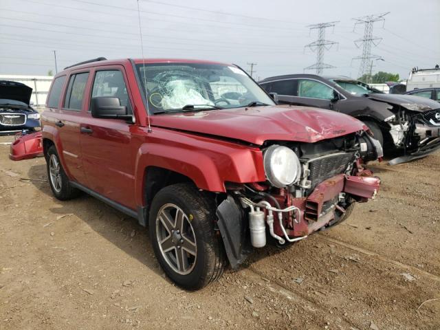 JEEP PATRIOT SP 2008 with VIN 1J8FF28W38D741379 - Photo from auction