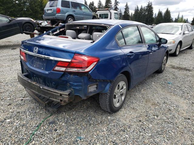 Photo 4 from auction – 2014 HONDA CIVIC LX with VIN 19XFB2F57EE014107