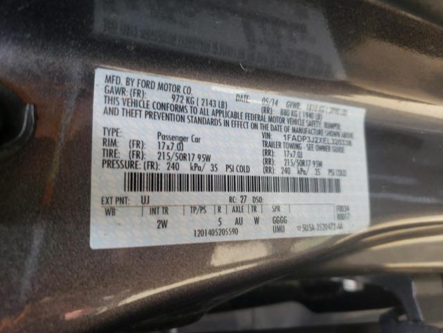 Photo 10 from auction – 2014 FORD FOCUS TITA with VIN 1FADP3J2XEL320338
