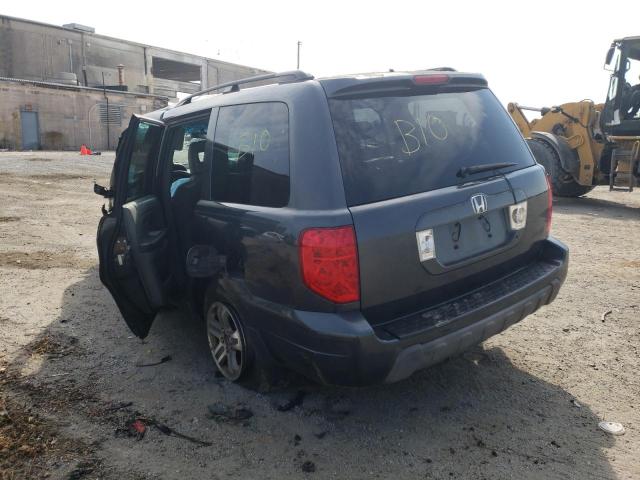 Photo 3 from auction – 2003 HONDA PILOT EXL with VIN 2HKYF18593H517554