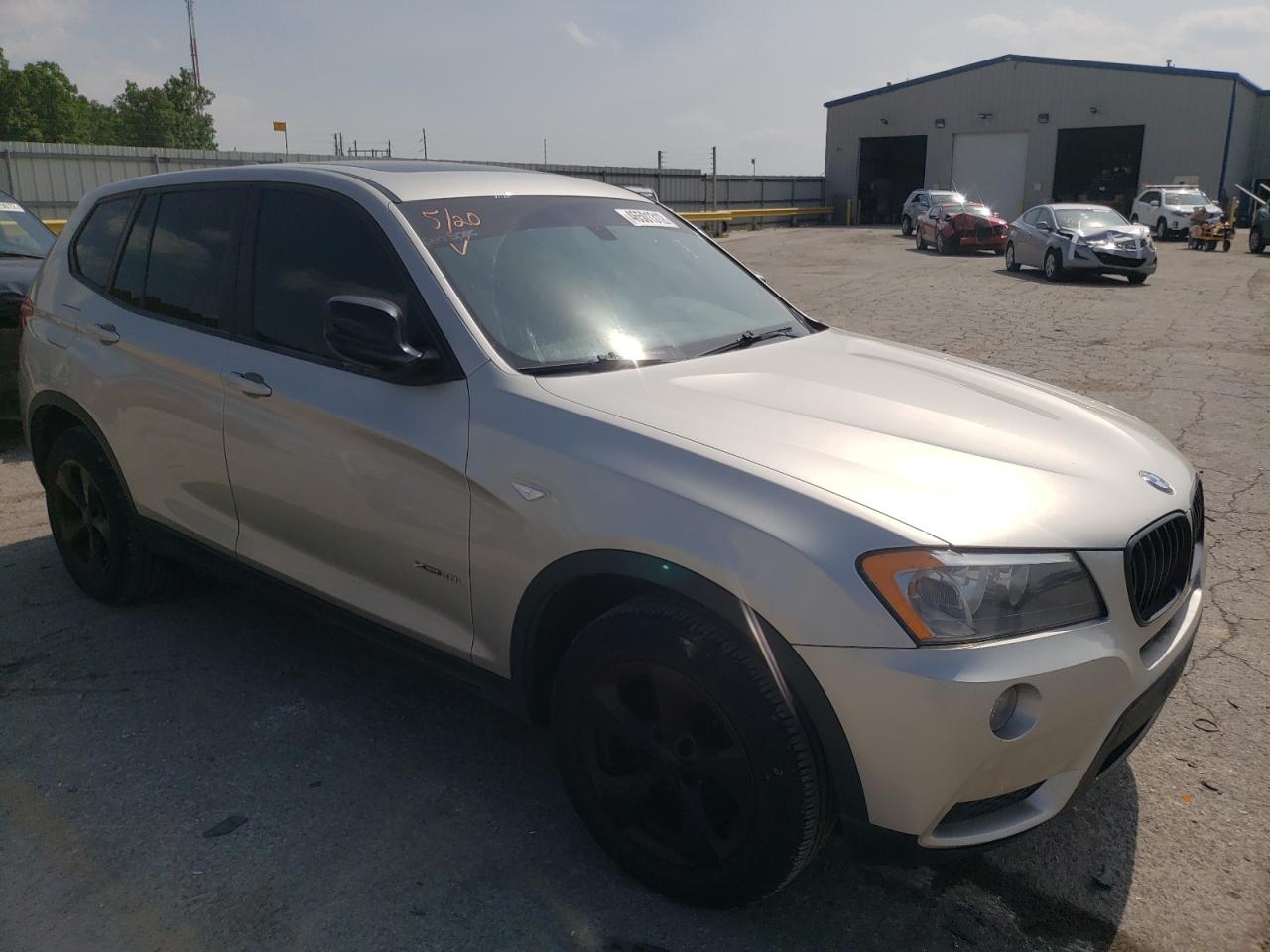BMW X3 XDRIVE2 2012 with VIN 5UXWX5C53CL720226 - Photo from auction