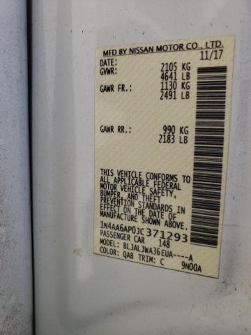 Photo 10 from auction – 2018 NISSAN MAXIMA 3.5 with VIN 1N4AA6AP0JC371293