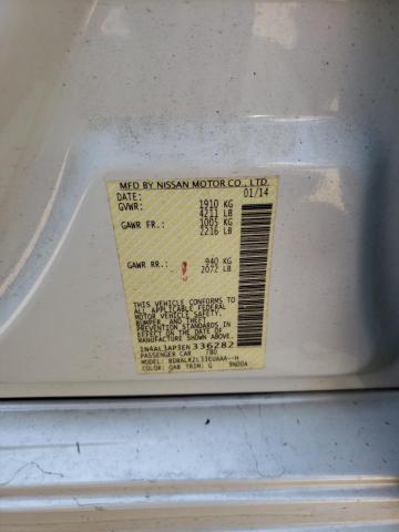 Photo 10 from auction – 2014 NISSAN ALTIMA S with VIN 1N4AL3AP3EN336282