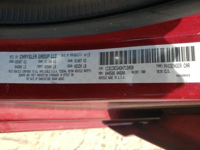 Photo 10 from auction – 2013 CHRYSLER 200 LIMITE with VIN 1C3CCBCG4DN712050