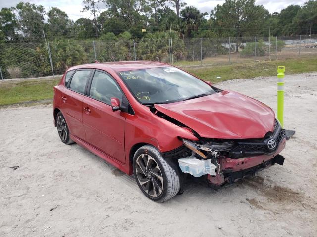 TOYOTA COROLLA IM 2018 with VIN JTNKARJE3JJ572854 - Photo from auction