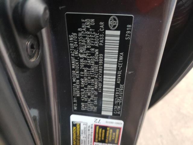 Photo 10 from auction – 2010 TOYOTA CAMRY BASE with VIN 4T4BF3EK7AR019899