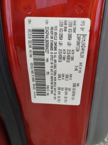 Photo 1 from auction – 2006 DODGE GRAND CARA with VIN 2D4GP44L86R884227