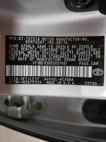 Photo 10 from auction – 2014 TOYOTA AVALON HYB with VIN 4T1BD1EB0EU031497