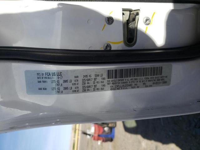 Photo 10 from auction – 2018 JEEP CHEROKEE L with VIN 1C4PJLLXXJD554081
