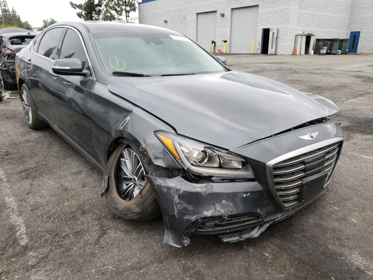 Photo 1 from auction – 2019 GENESIS G80 BASE with VIN KMTFN4JE3KU321444