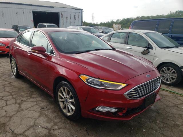 FORD FUSION SE 2017 with VIN 3FA6P0HD4HR118972 - Photo from auction