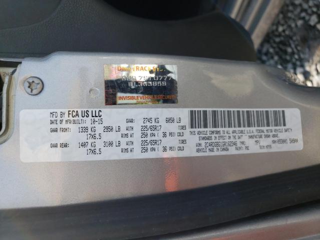 Photo 10 from auction – 2016 DODGE GRAND CARA with VIN 2C4RDGBG1GR162346