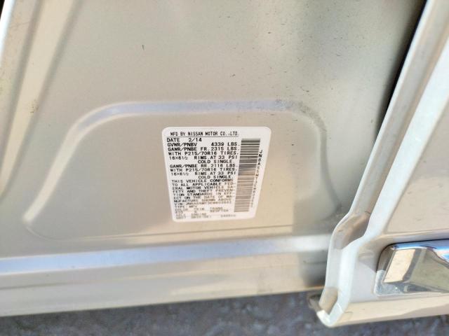 Photo 10 from auction – 2014 NISSAN ROGUE SELE with VIN JN8AS5MT3EW603582