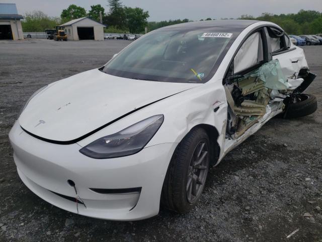 Photo 2 from auction – 2021 TESLA MODEL 3 with VIN 5YJ3E1EA4MF981883
