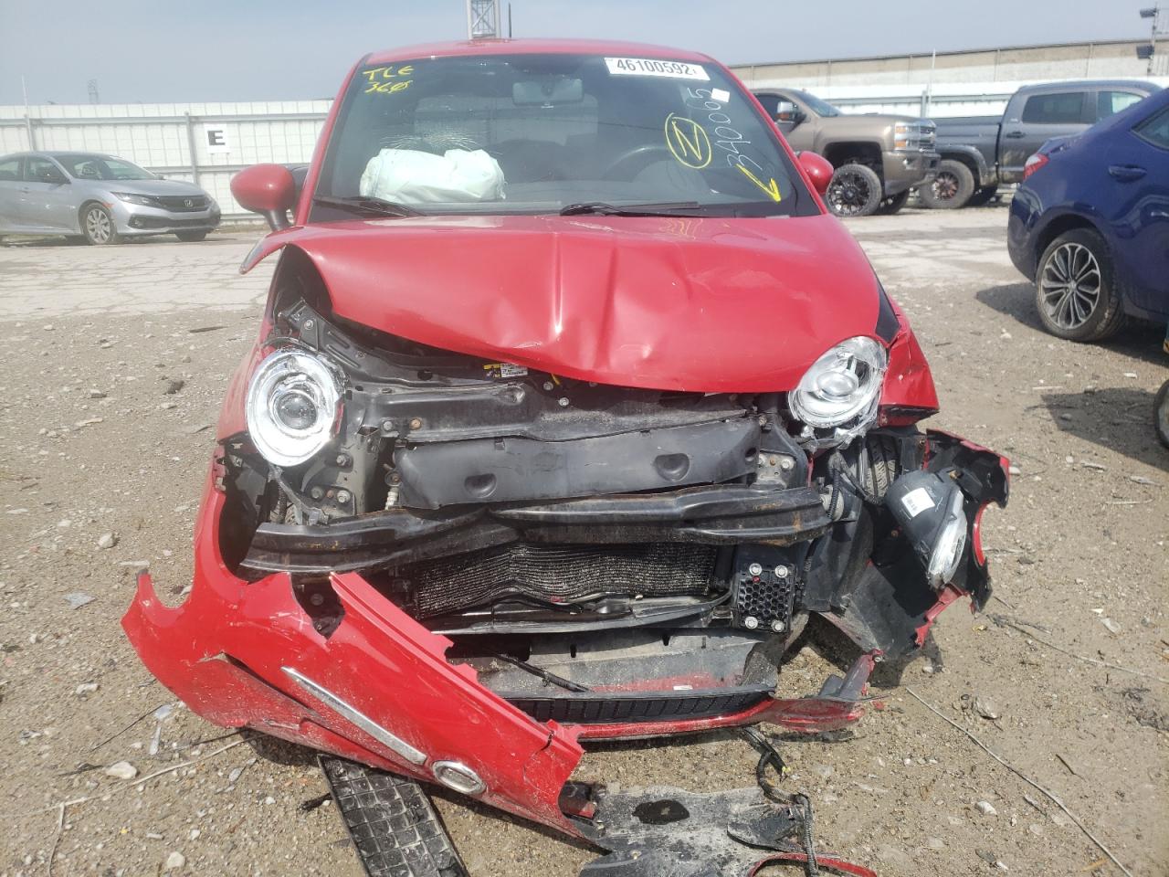 Photo 9 from auction – 2012 FIAT 500 SPORT with VIN 3C3CFFBR8CT340065