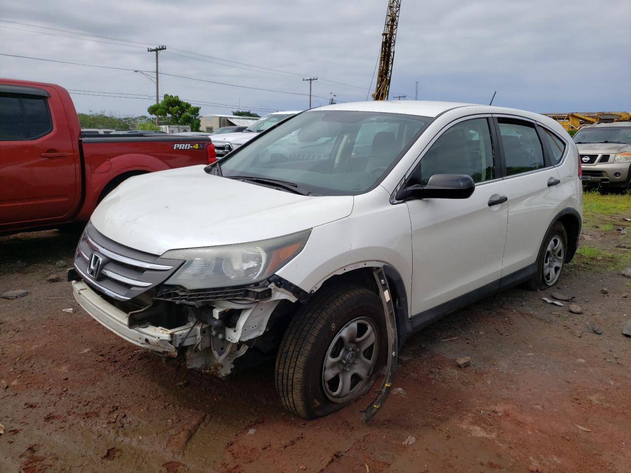Photo 2 from auction – 2014 HONDA CR-V LX with VIN 5J6RM4H33EL113264