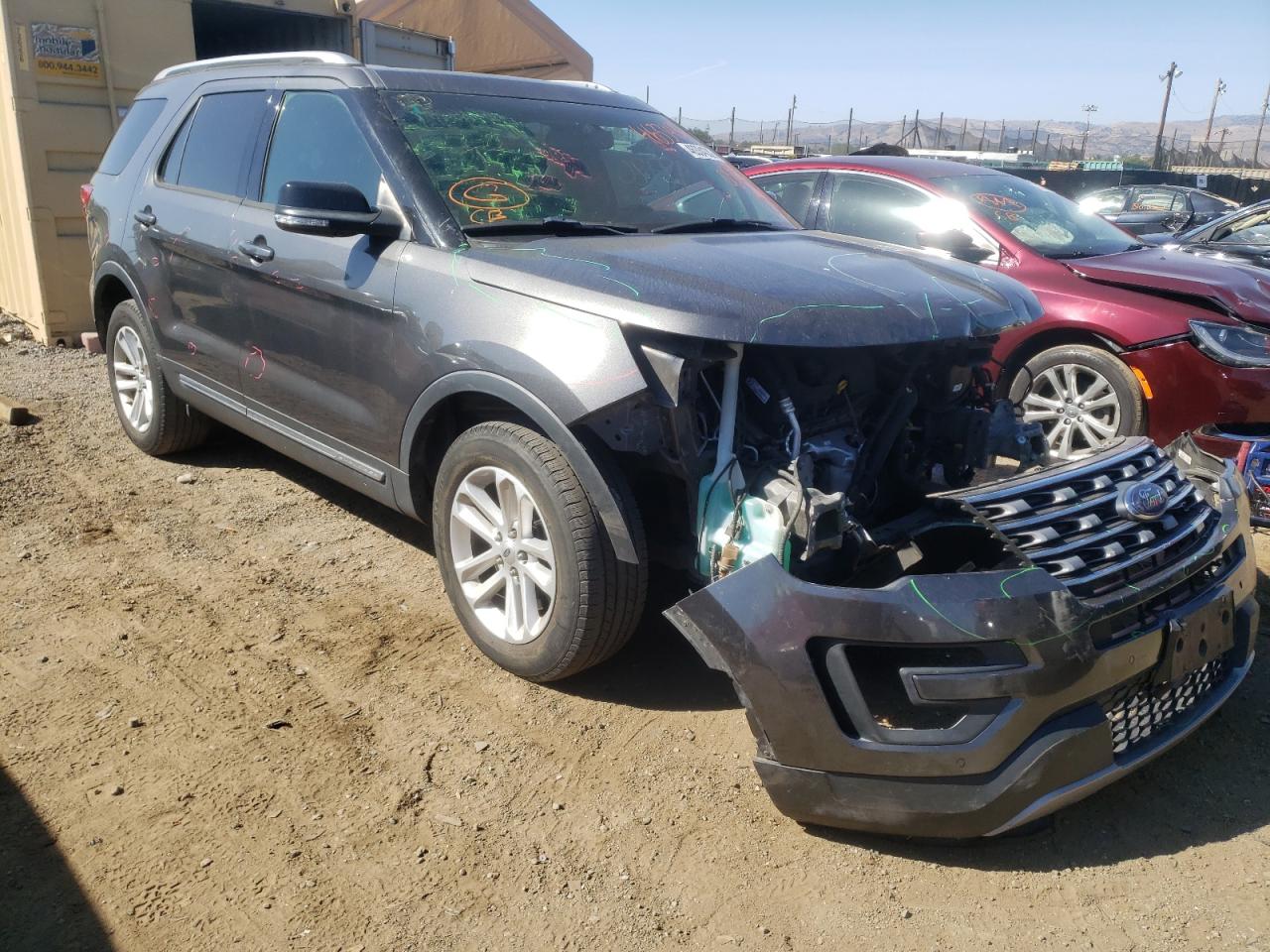 FORD EXPLORER X 2016 with VIN 1FM5K7D8XGGA04255 - Photo from auction