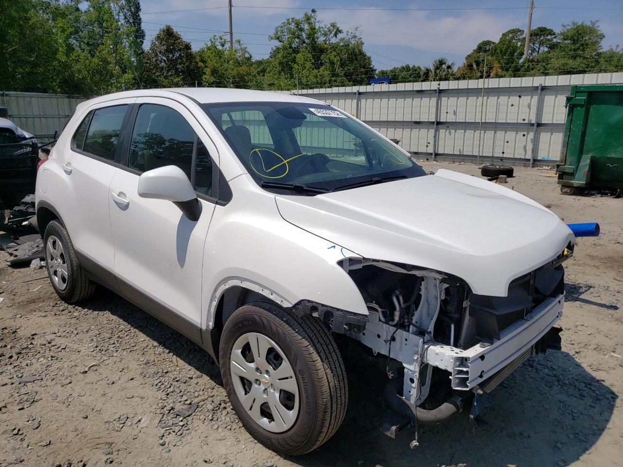 CHEVROLET TRAX LS 2016 with VIN 3GNCJKSB6GL275753 - Photo from auction