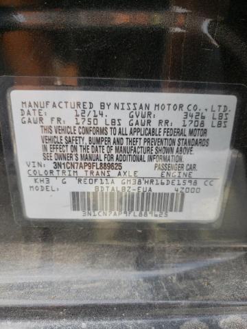 Photo 10 from auction – 2015 NISSAN VERSA S with VIN 3N1CN7AP9FL889625