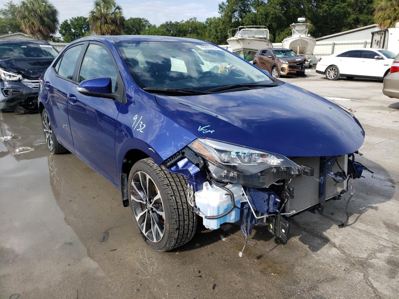 TOYOTA COROLLA L 2019 with VIN 2T1BURHEXKC143936 - Photo from auction