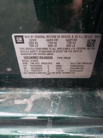 Photo 10 from auction – 2014 CHEVROLET silverado with VIN 3GCUKREC1EG436636