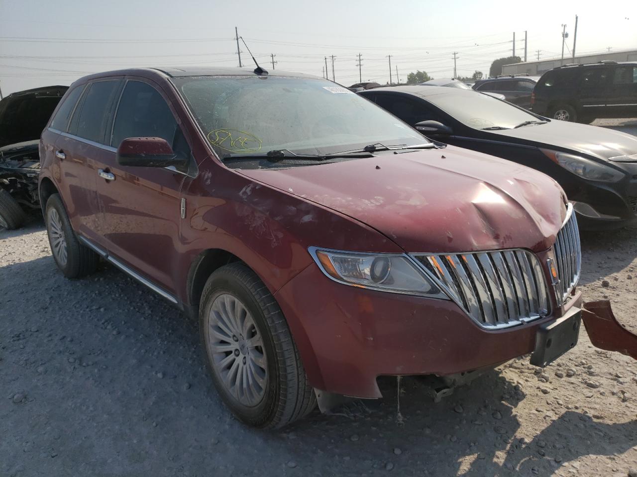 LINCOLN MKX 2013 with VIN 2LMDJ6JK8DBL38705 - Photo from auction
