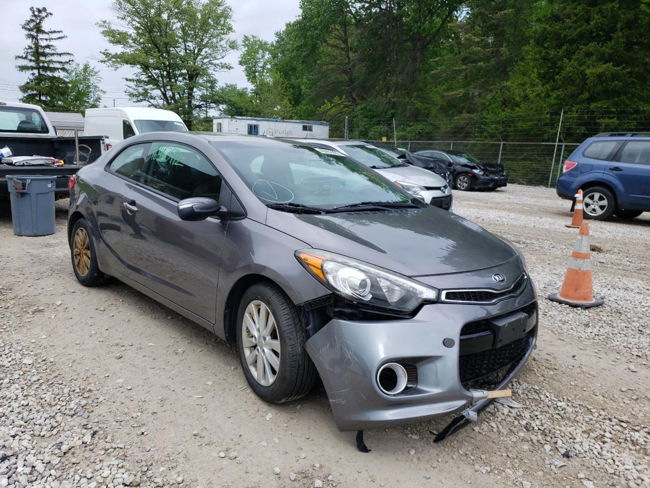 KIA FORTE EX 2015 with VIN KNAFX6A84F5372530 - Photo from auction