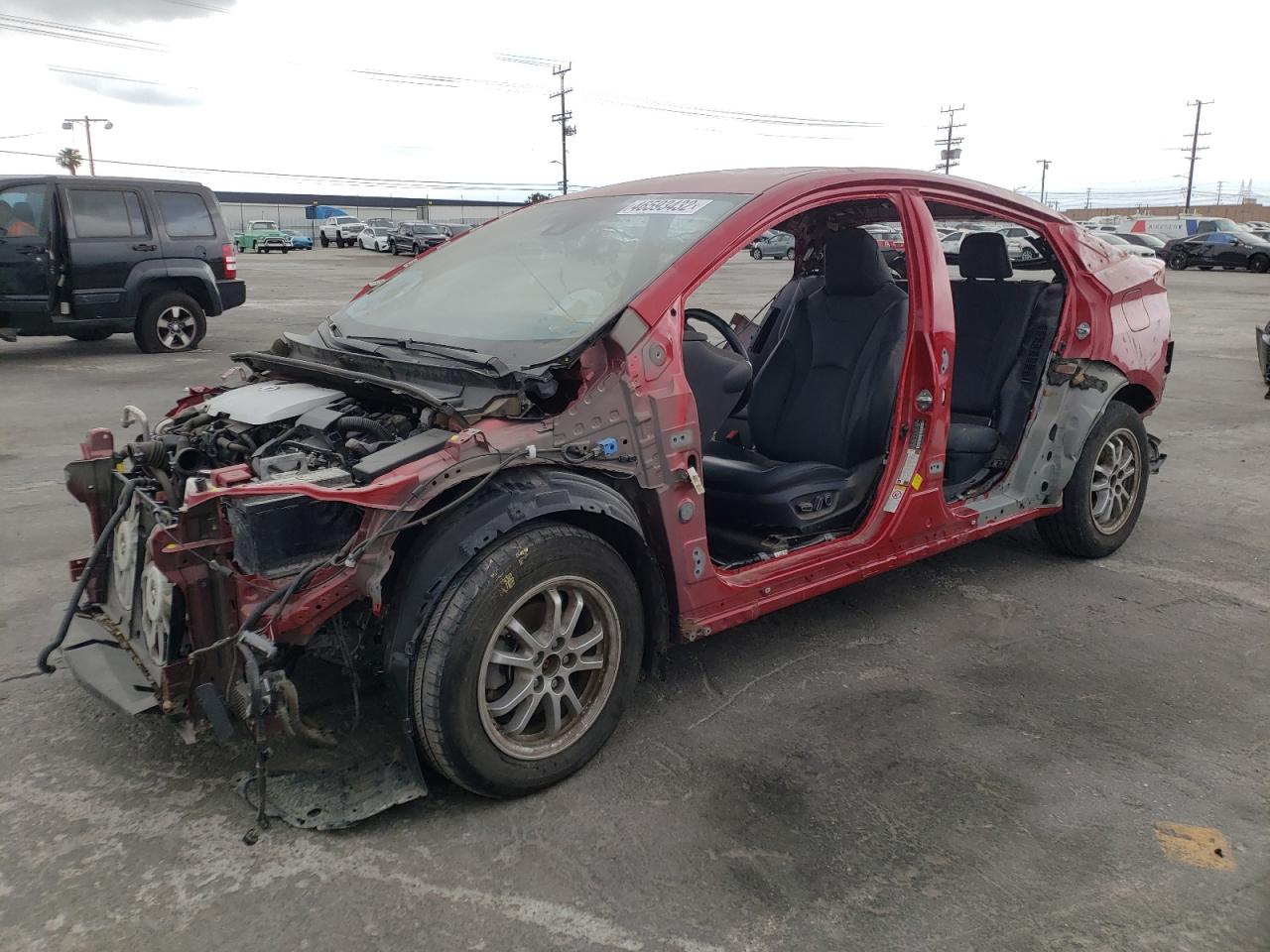 Photo 2 from auction – 2017 TOYOTA PRIUS PRIM with VIN JTDKARFPXH3057170