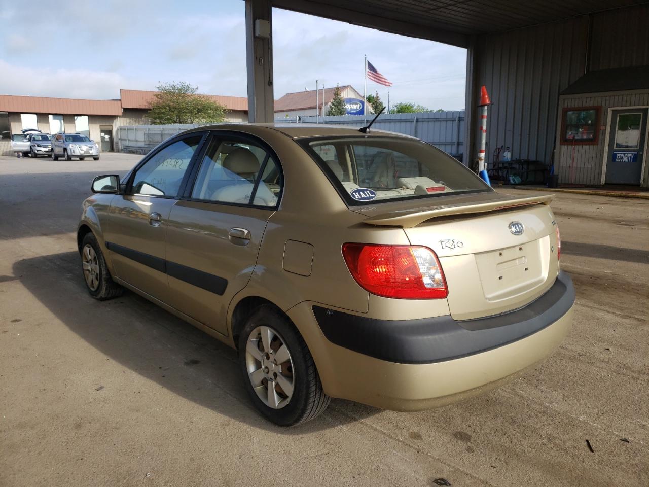 Photo 3 from auction – 2007 KIA RIO BASE with VIN KNADE123976196847