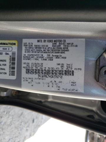 Photo 10 from auction – 2016 FORD FUSION S with VIN 3FA6P0G76GR376758