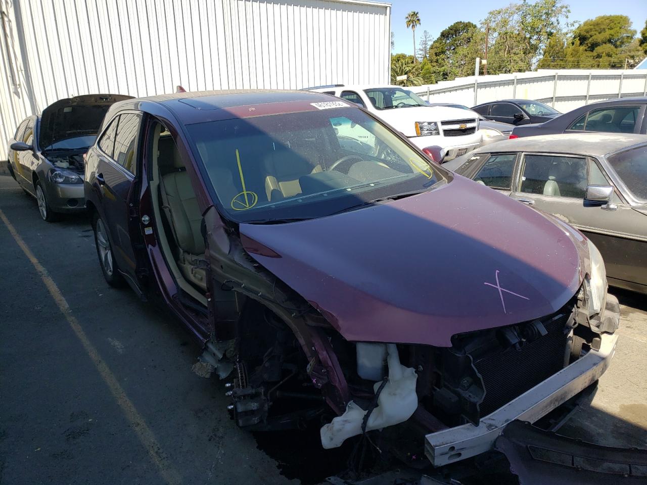 ACURA RDX TECHNO 2015 with VIN 5J8TB3H53FL007591 - Photo from auction