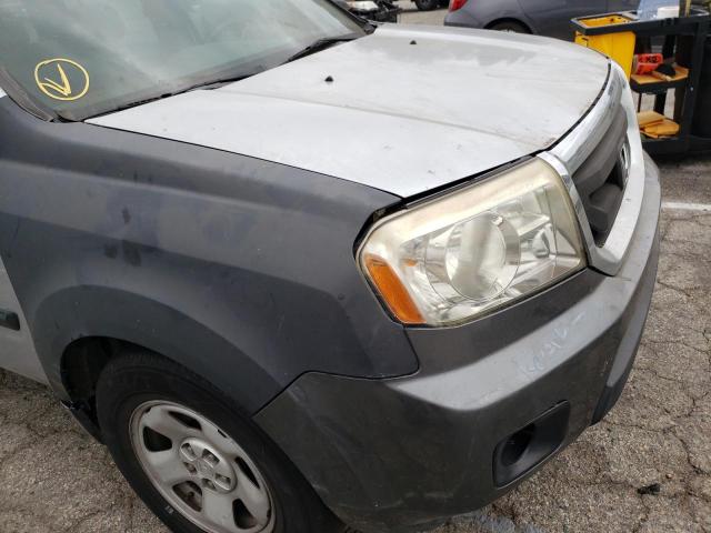 Photo 9 from auction – 2010 HONDA PILOT LX with VIN 5FNYF3H29AB009923