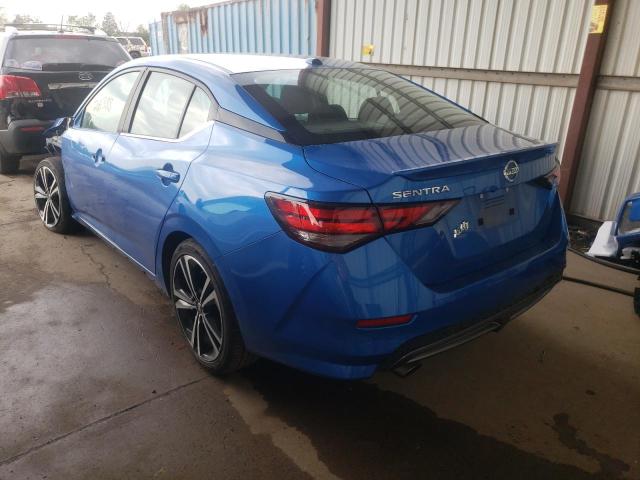 Photo 3 from auction – 2020 NISSAN SENTRA SR with VIN 3N1AB8DV2LY209448