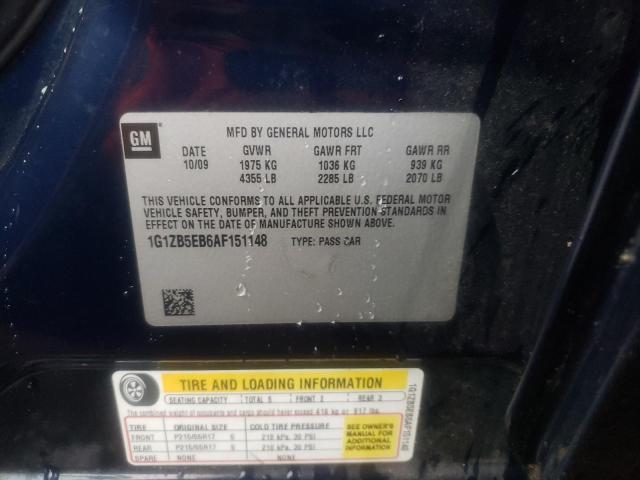 Photo 10 from auction – 2010 CHEVROLET MALIBU LS with VIN 1G1ZB5EB6AF151148