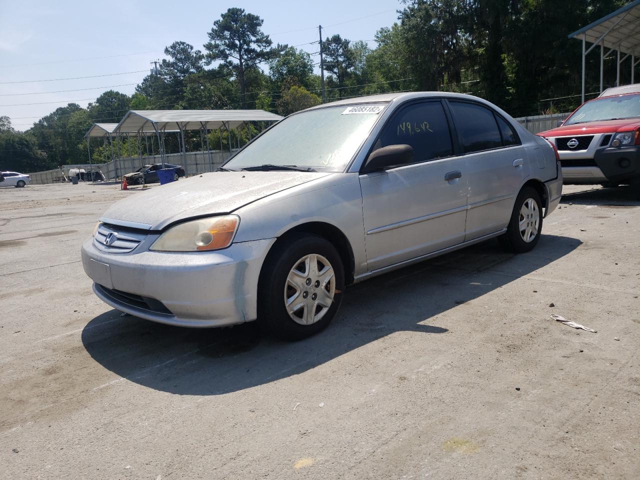 Photo 2 from auction – 2003 HONDA CIVIC LX with VIN 2HGES16583H558785