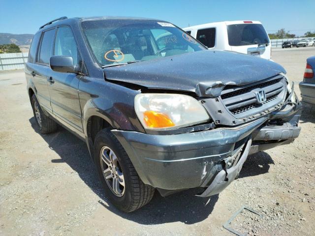 Photo 9 from auction – 2005 HONDA PILOT EXL with VIN 2HKYF18555H535603
