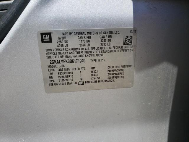 Photo 10 from auction – 2013 GMC TERRAIN DE with VIN 2GKALYEK0D6171949