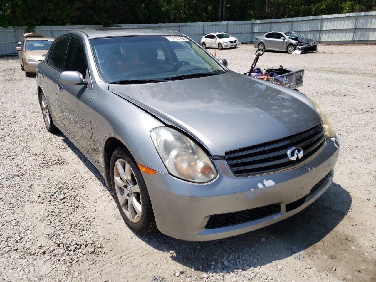 INFINITI G35 2005 with VIN JNKCV51F45M315333 - Photo from auction