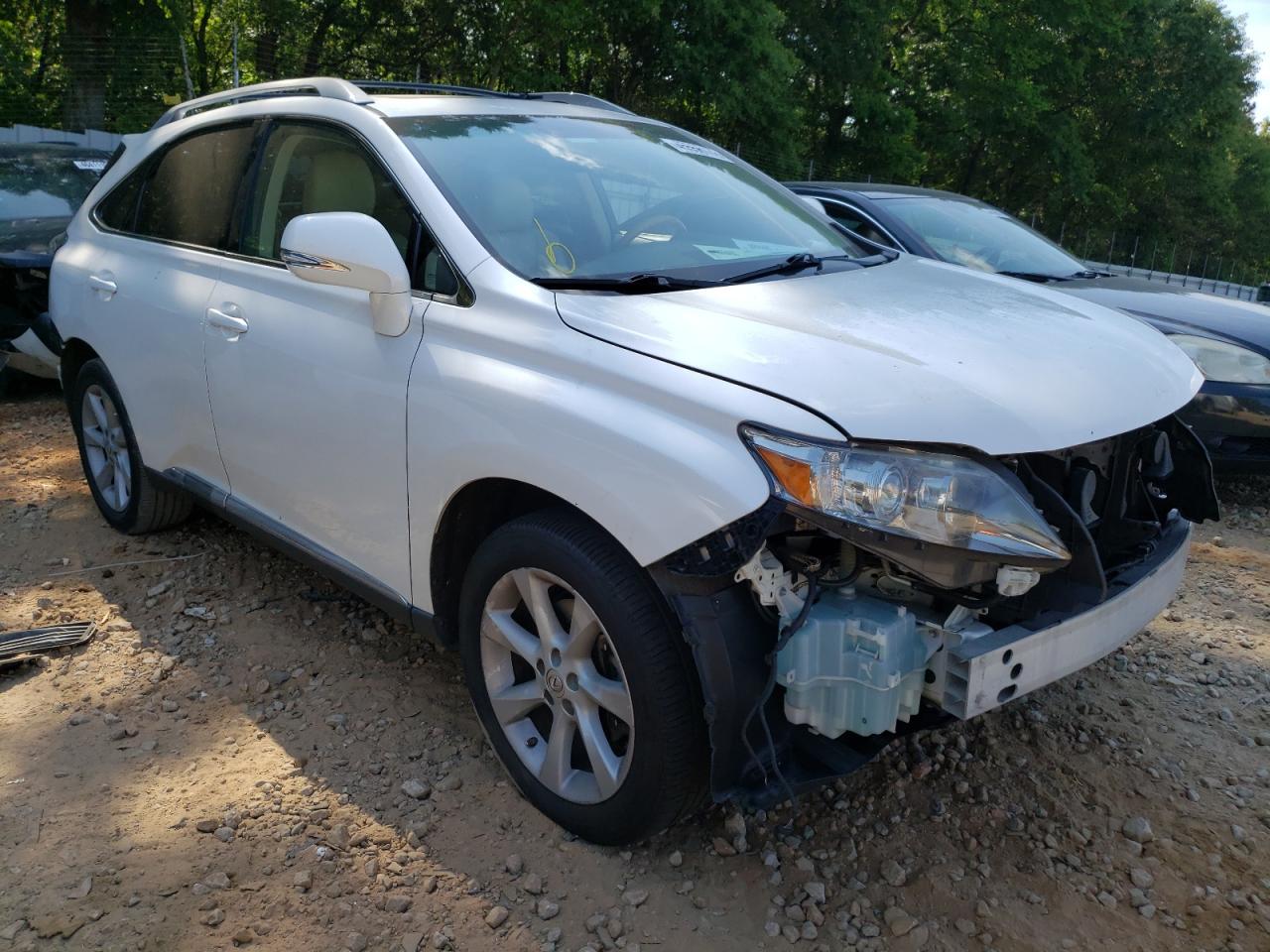 LEXUS RX 350 2012 with VIN 2T2ZK1BAXCC076876 - Photo from auction