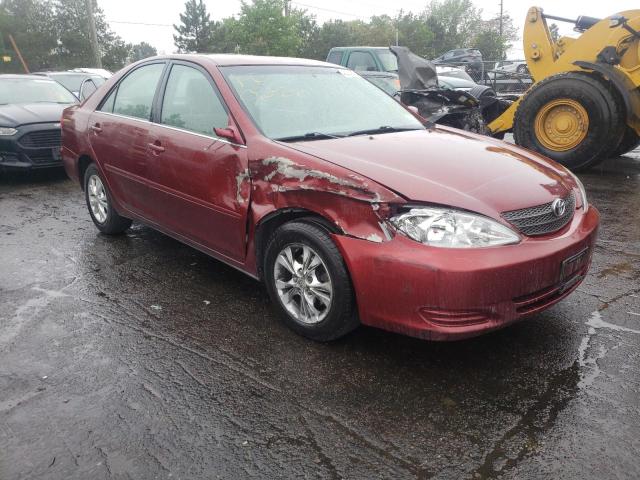 TOYOTA CAMRY LE 2004 with VIN 4T1BF30K44U078432 - Photo from auction
