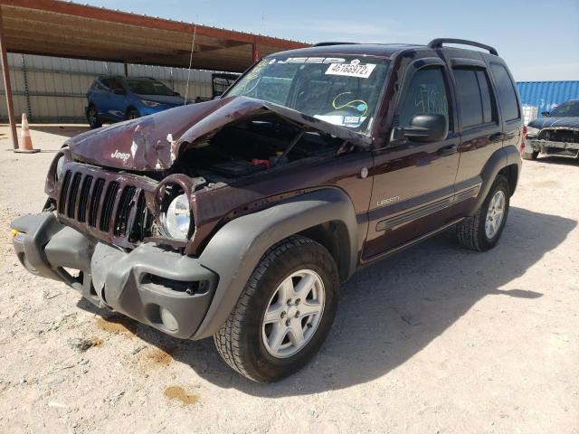 Photo 2 from auction – 2004 JEEP LIBERTY SP with VIN 1J4GL48K54W262189