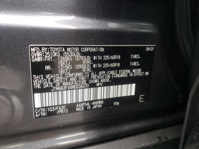 Photo 10 from auction – 2021 TOYOTA RAV4 PRIME with VIN JTMAB3FVXMD036330