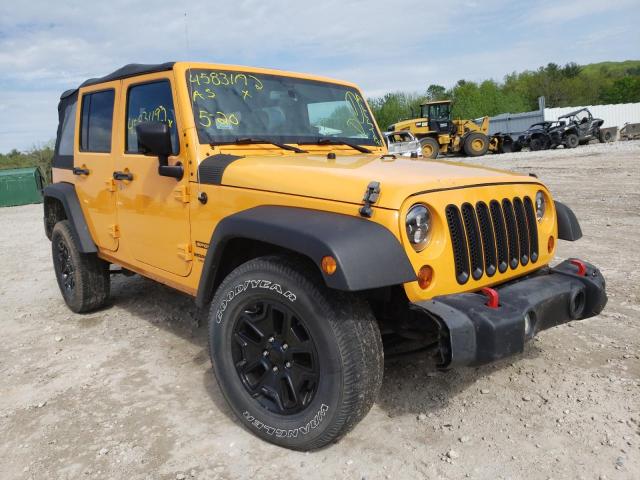 JEEP WRANGLER U 2013 with VIN 1C4BJWDG1DL570786 - Photo from auction