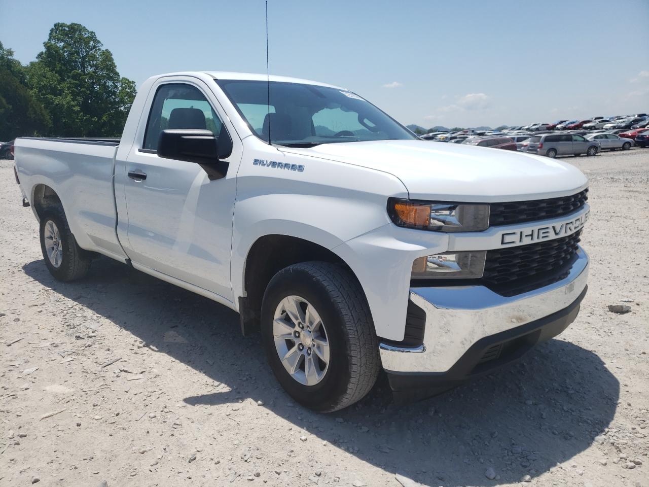 CHEVROLET SILVERADO 2021 with VIN 3GCNWAEF2MG375400 - Photo from auction