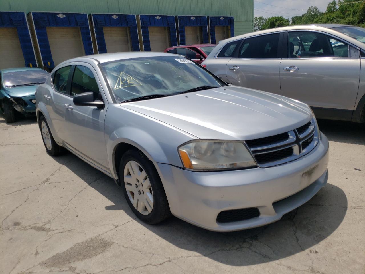 DODGE AVENGER SE 2012 with VIN 1C3CDZABXCN136752 - Photo from auction