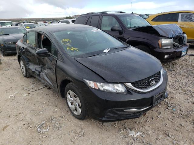 HONDA CIVIC LX 2014 with VIN 19XFB2F56EE073228 - Photo from auction